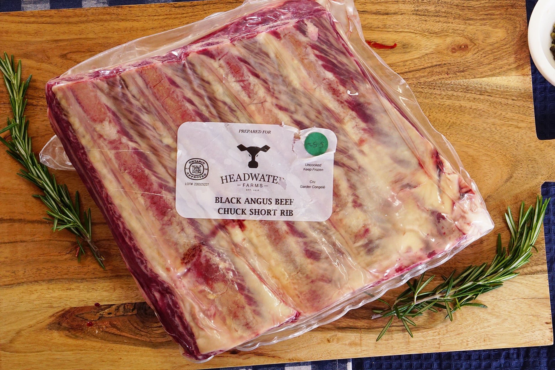 Chuck Short Rib - Bone In – Headwater Farms